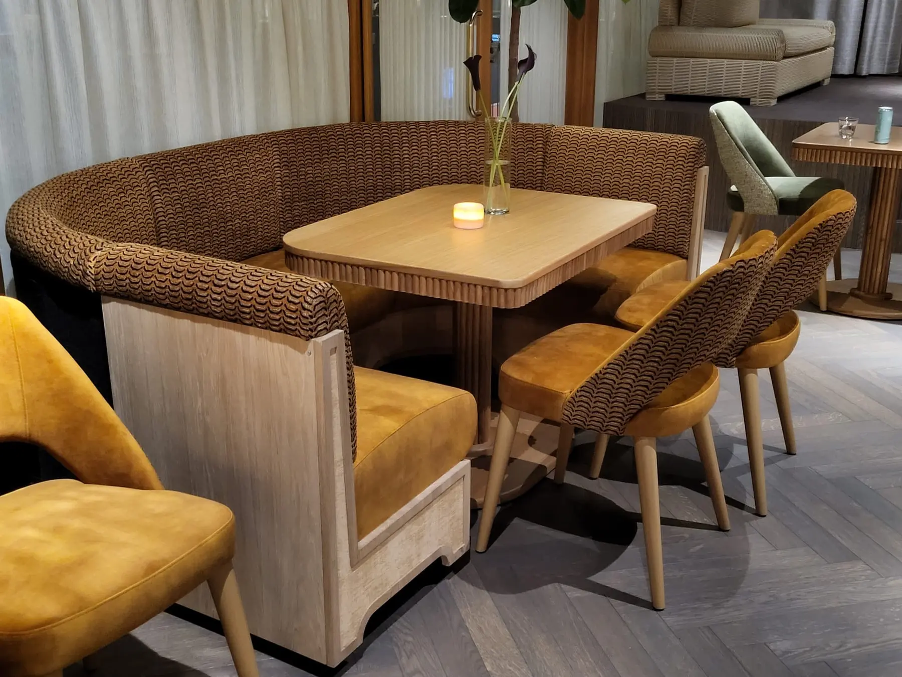 Furniture delivery plan, protected joinery detail and site handover documents